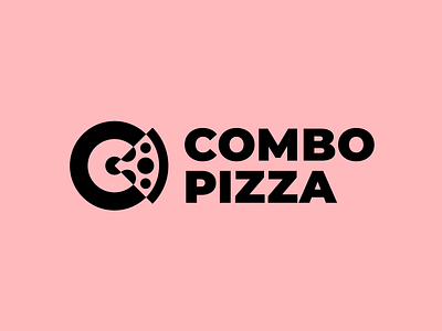 Combo Pizza branding cafe coffee cup fastfood food logo logotype minimalism modern logo packaging pizzeria restaurant