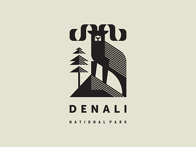 Denali alaska animal dallsheep denali geometric geometric animal illustration logo logotype mascot modern logo mountains national park nature north pine ram sheep wildlife