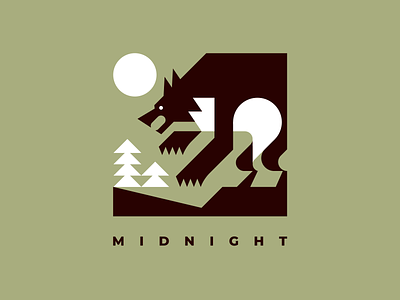 Werewolf animal animal logo animals geometric geometric animal halloween illustration logo logotype mascot midnight modern logo moon mystic nature pine werewolf wild wildlife wolf