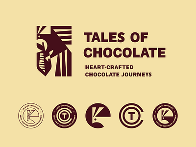 Tales of Chocolate bird brand identity branding cacao chocolate design firebird geometric illustration logo logotype mascot modern logo phoenix