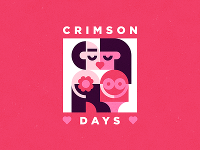 Crimson Days couple heart kiss love romantic valentine