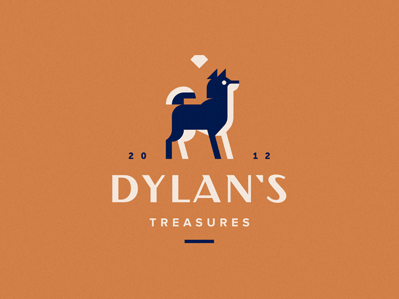 Dylan`s treasures diamond akita logo dog