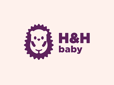 H&H Baby animal baby character clothes hedgehog logo mascot
