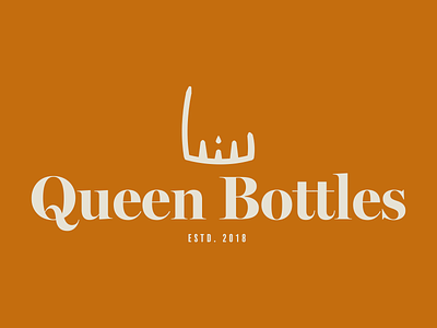 Queen Bottles adobe best brand branding design dribbble graphic illustrator logo