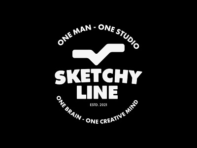 Sketchy Line best brand branding design dribbble graphic illustration illustrator logo logo design