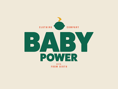 BABY POWER branding design dribbble graphic graphic design illustration illustrator logo logo design vector