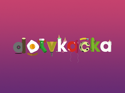 Dotykačka illustrated logo illustrated illustrator logo logo design