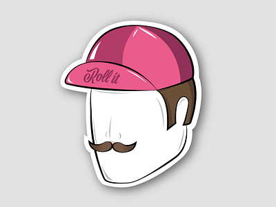 Roll It design drawing dribbble graphic graphic design illustration illustrator it roll sticker