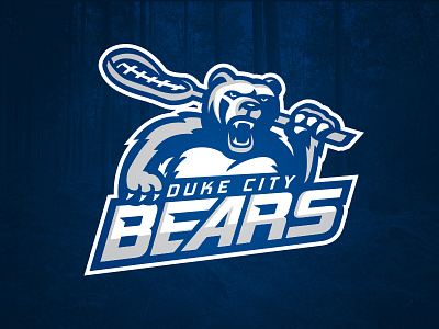 Duke City Bears bears branding duke city lacrosse logo sport