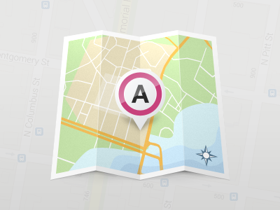 Location icon location map road map