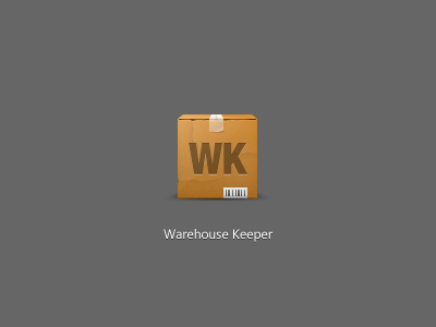 Warehouse Keeper Icon box icon paper