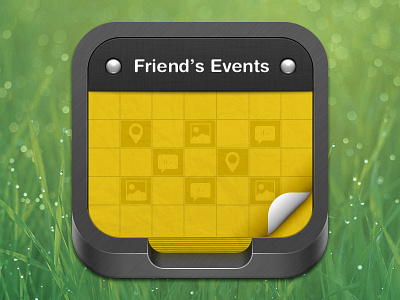 Friends Events Icon application icon iphone