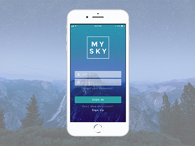 MySky daily ui form design ui ui design ux ux design