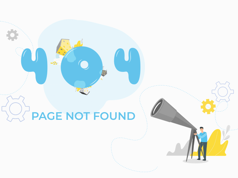 404 page 404 404page after effects animated gif animation gif illustration vector art
