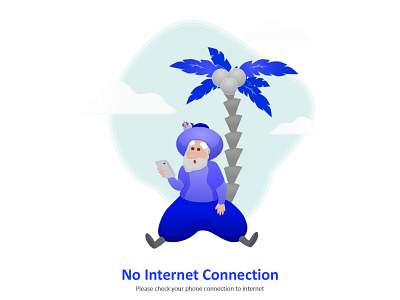 No connection screen 404page character design illustration notification ui vector
