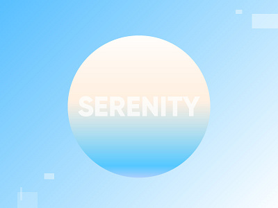 Serenity background gradient screensaver