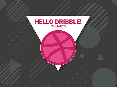 Hello Dribble! ball debut dribble first shot invitation thanks