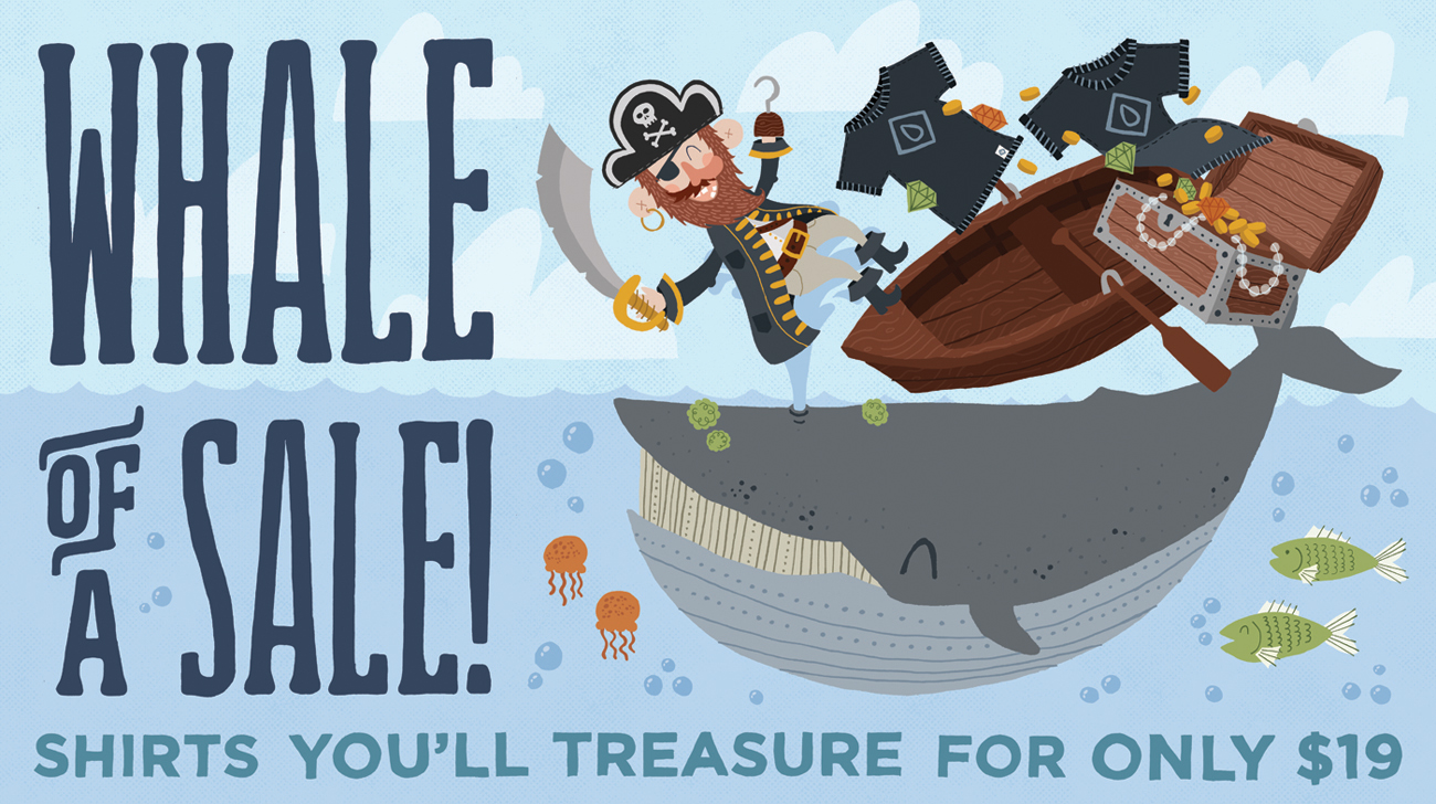 Whale of a Sale by Nathan Kaszuba on Dribbble