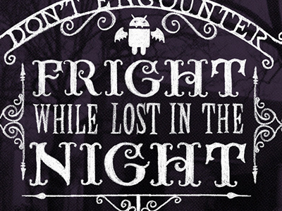 Supernatural Sidekick android app cemetery chalk fright ghosts night poster spooky vampire