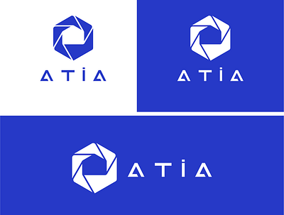 ATIA l branding building logo construction design home logo symbol