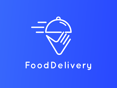 Food Delivery branding eat fastfood food delivery food logo go hand line location logo pot