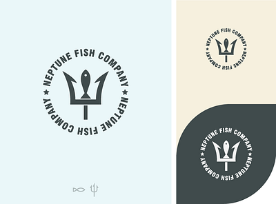 Neptune Fish logo branding design fish graphic design icon illustration logo logodesign symbol zoo