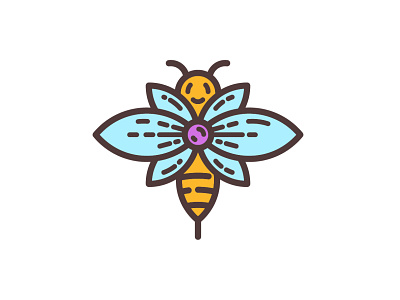 Bee Flower logo