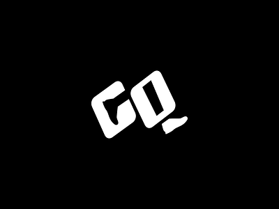 Go Logo foot go letters logo run sport