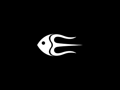 Neptune Fish logo abstract creative fish logo neptune sea symbol