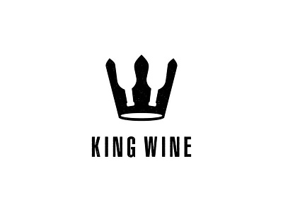 King Wine beer bottle crown drink king logo vodka wine