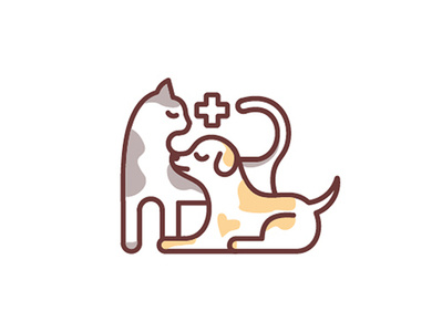 Pet Logo animals cat dog logo pet zoo