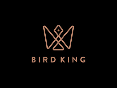 King Logo animals bird branding crown falcon fly king logo royal symbol