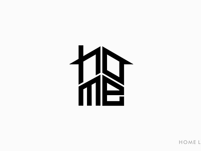 Home branding building design home house lettering logo symbol