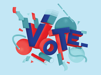 Vote election geometic illustration texture vote vote2020