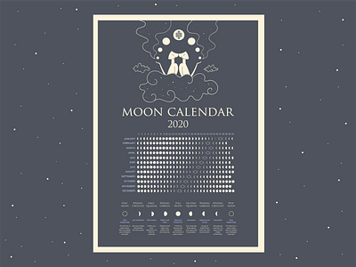 Gemini Moon Calendar 2020 calendar calendar design design galaxy gemini graphicdesign gray illustration illustrator karma moon moon phases moonlight moonshine poster psychic sign vector wall art zodiac