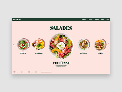 Racines Food brand branding food indentity logo ui ux website