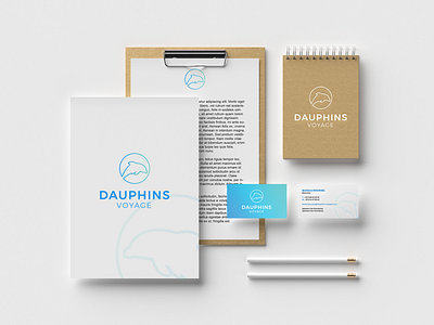 Branding brand branding dauphins design dolphin identity logo print