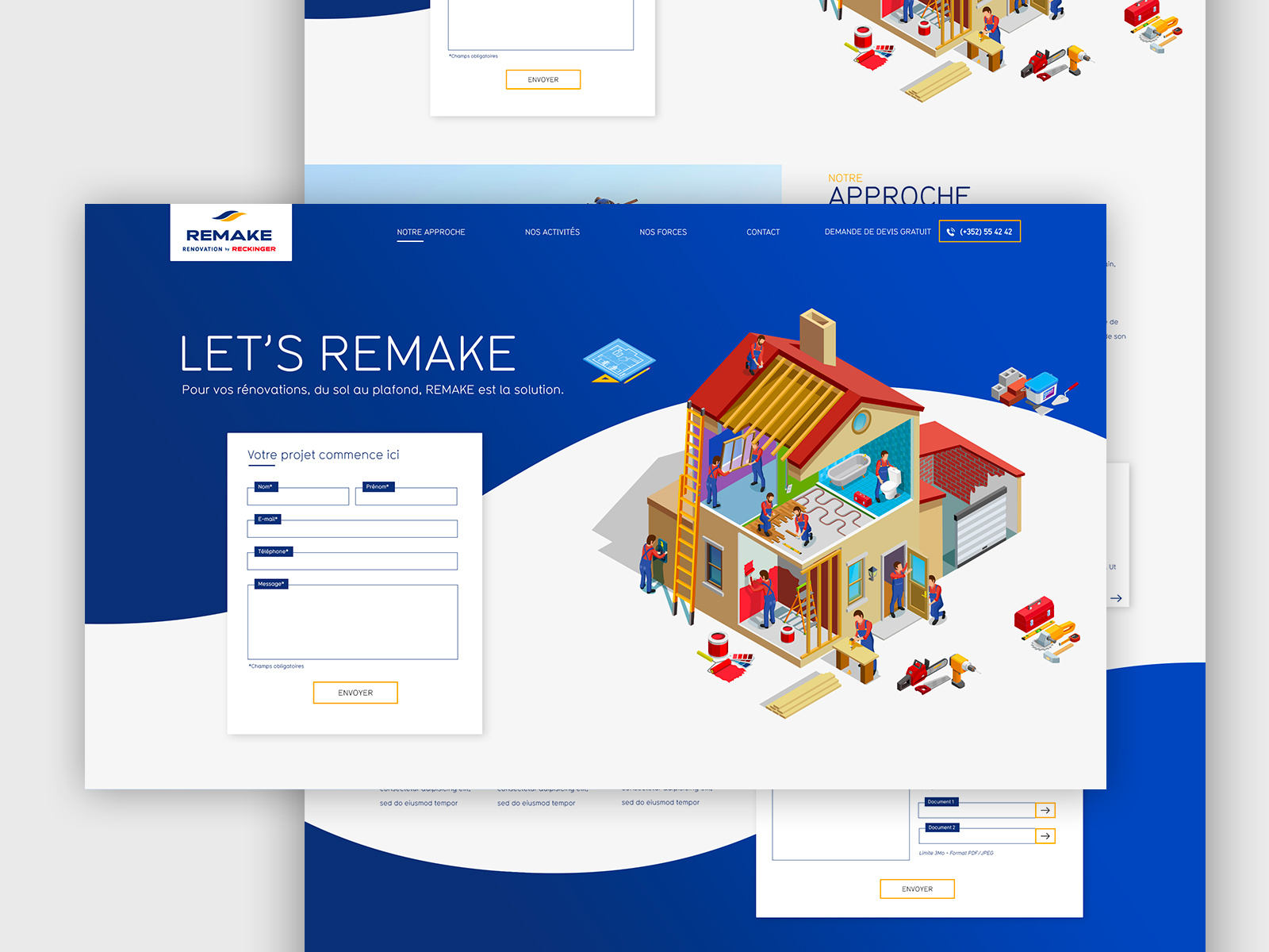 Landing page