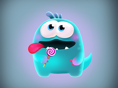 cute monster character