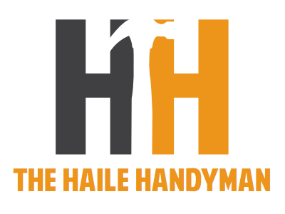 Haile Handyman Logo Concept gainesville haile identity logo negative space neutral7 orange