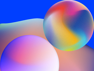 gradient play abstract gradient graphic design spheres