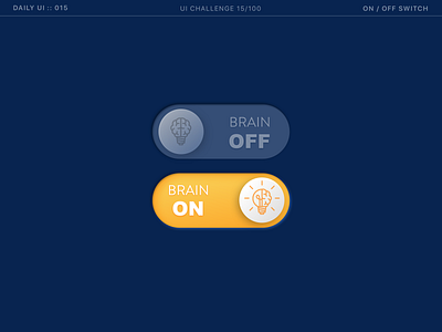 DailyUI 015 - On / Off Switch