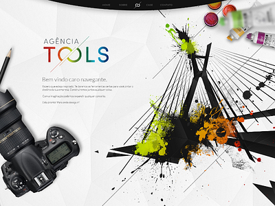 Site Tools agency design parallax portfolio site