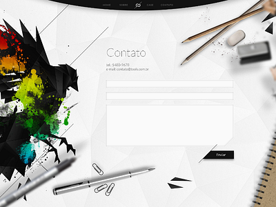 Site Tools agency bird design parallax portfolio site