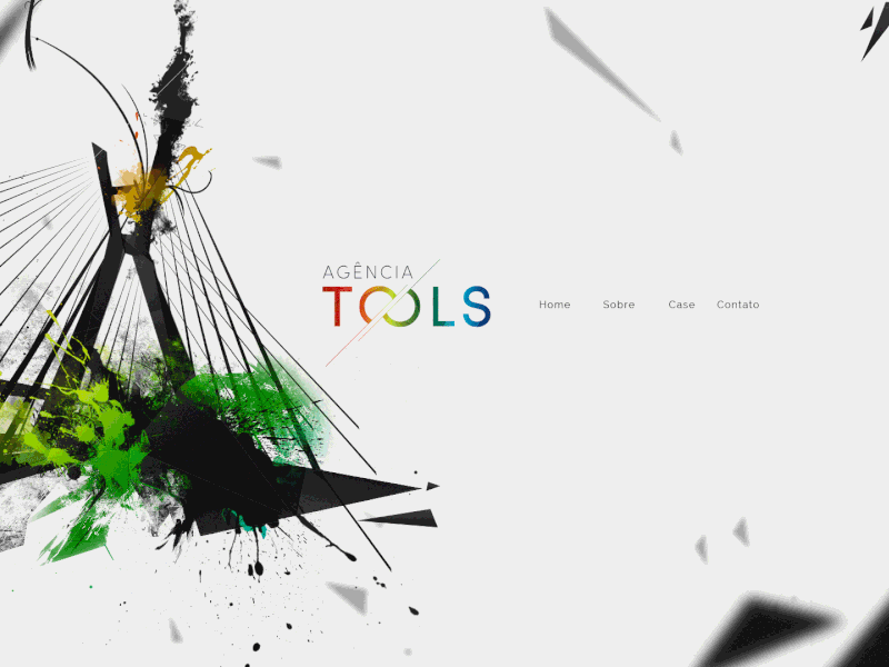 Site Tools agency design parallax portfolio site