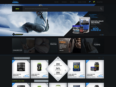 Click em Forma - Home e commerce gym supplement