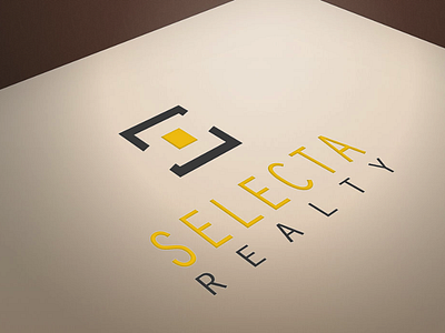 Selecta Realty Logo broker estate logo real realty