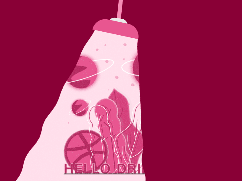 Hello Dribbble illsutrator after effect 2d animation 2d design motion