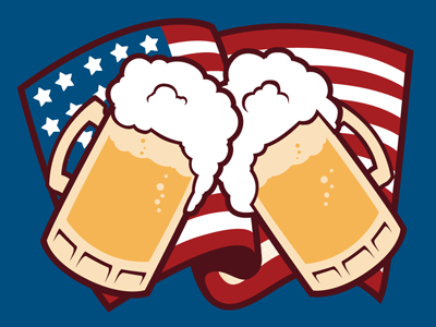 Life, Liberty, and the Pursuit of Happy Hour america beer freedom july4 liberty
