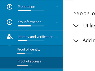 Progress Tracking Sidebar Closeup